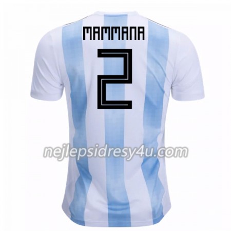 Fotbalový Dres Argentina Mammana 2 Domácí MS 2018